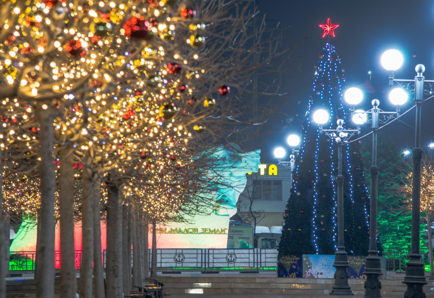 Новый год к нам мчится: в Новороссийске установят более 20 арт-ёлок