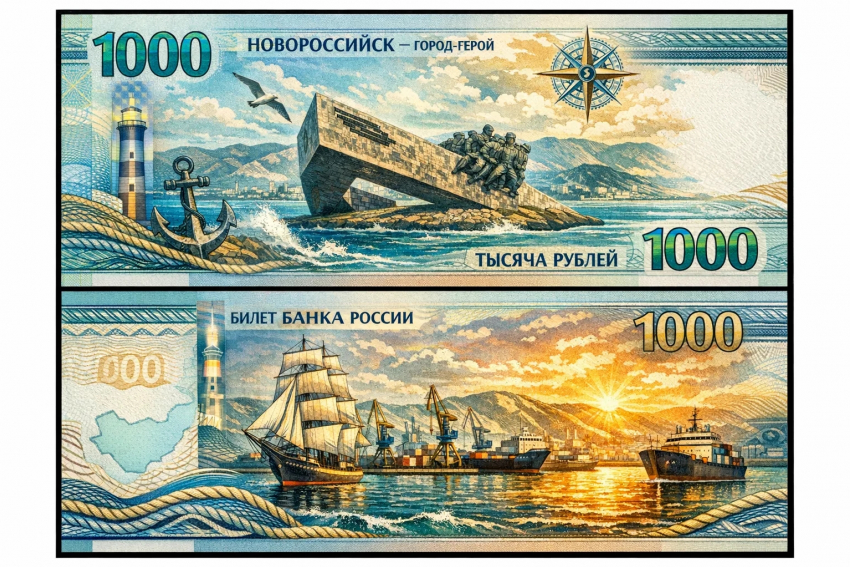 День рождения бумажных денег в России: как могла бы выглядеть купюра с Новороссийском 