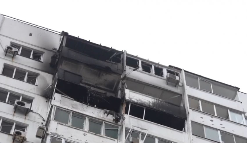 Атака БПЛА: в Новороссийске оценивают ущерб, фото последствий падения обломков