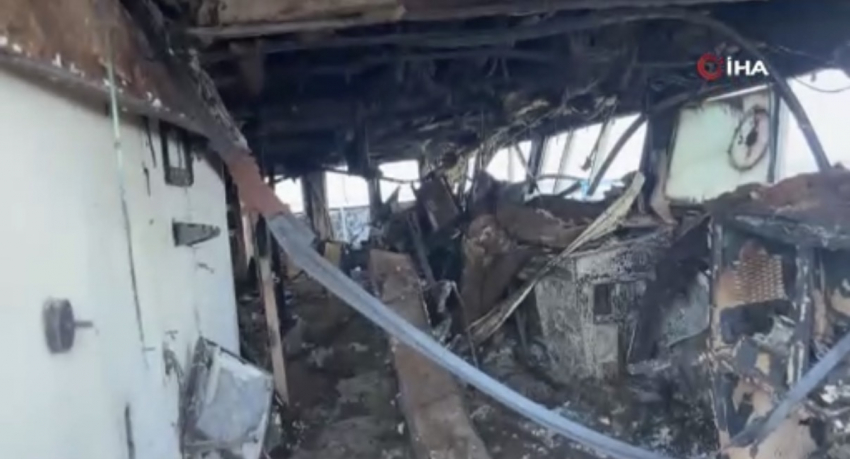 Пострадавшее от атаки БПЛА судно доставили из Новороссийска в порт Самсуна