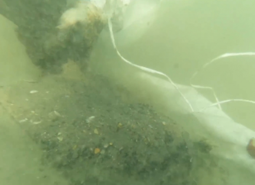 В такой воде купаются в Анапе: со дна Чёрного моря достали больше 2 тысяч мешков с мазутом