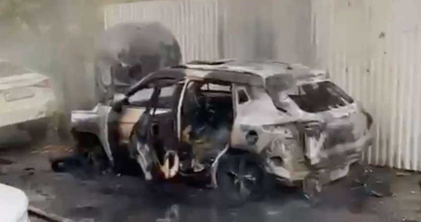 Новороссиец-поджигатель пойман за уничтожение 3-х машин в Краснодаре