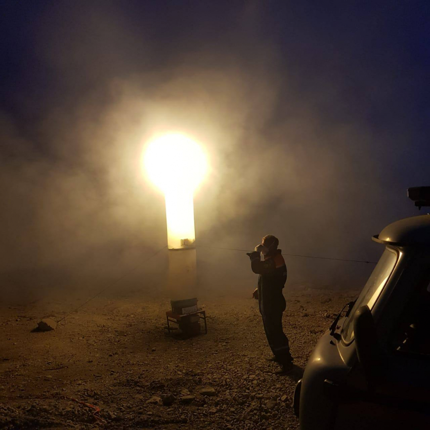 Свалка в Новороссийске продолжает гореть