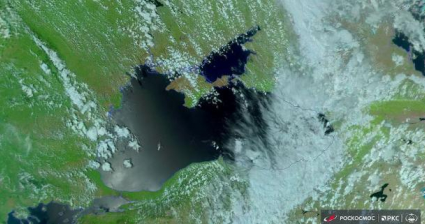 За стихией в Краснодарском крае наблюдают из космоса: спутники показали потрясающие кадры