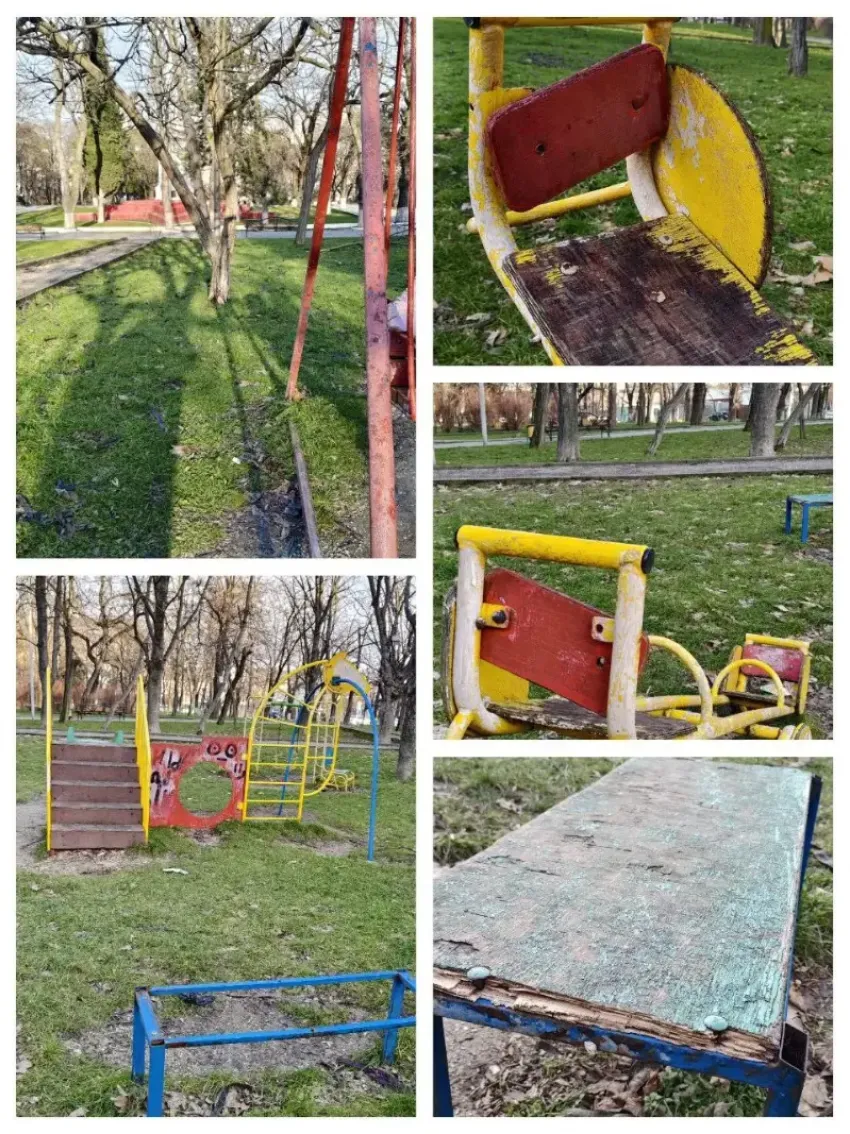 Угроза для малышей встретила новороссийскую мамочку в Октябрьском парке вместо комфортной среды