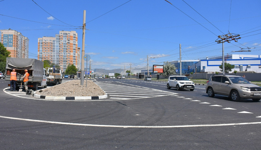 Отремонтированный участок проспекта Ленина в Новороссийске сдан в эксплуатацию 