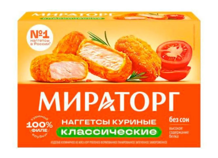 «Мираторг» опроверг выявление сальмонеллы в наггетсах