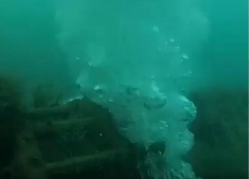 Странный фонтан в море под Кабардинкой оказался совсем не тем, о чем все подумали