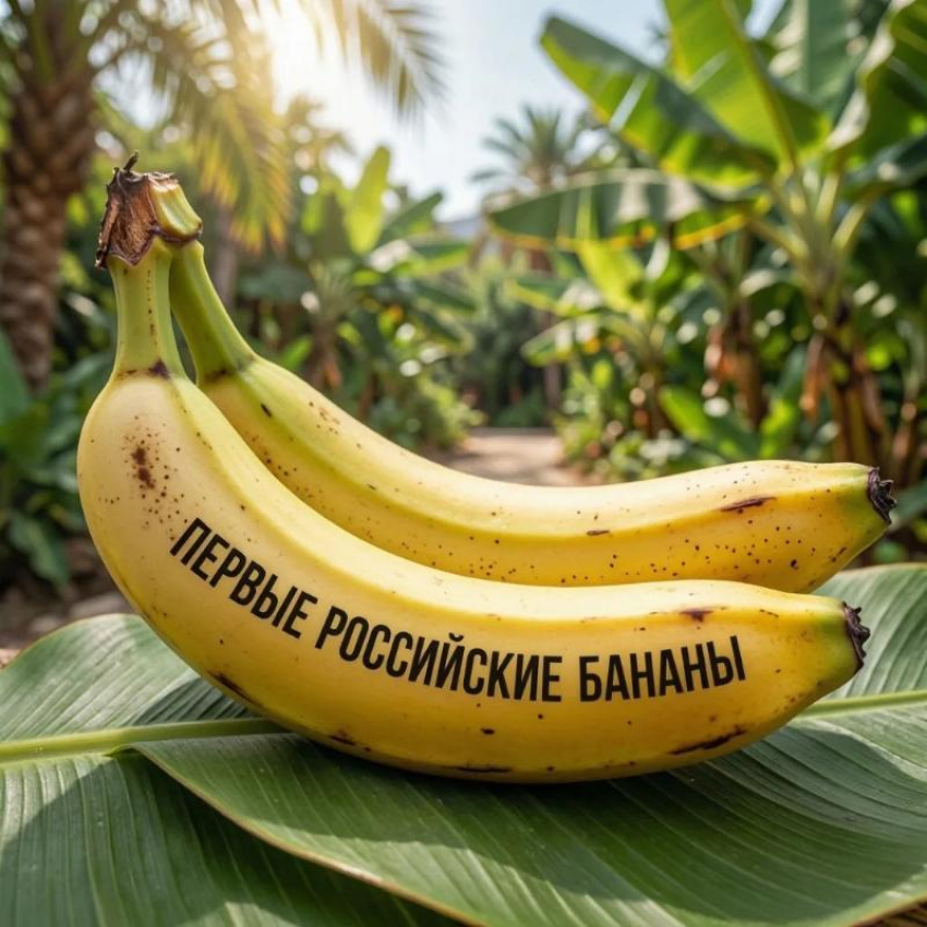 Россия выращивает бананы: первый сочинский урожай отправили в лабораторию Новороссийска