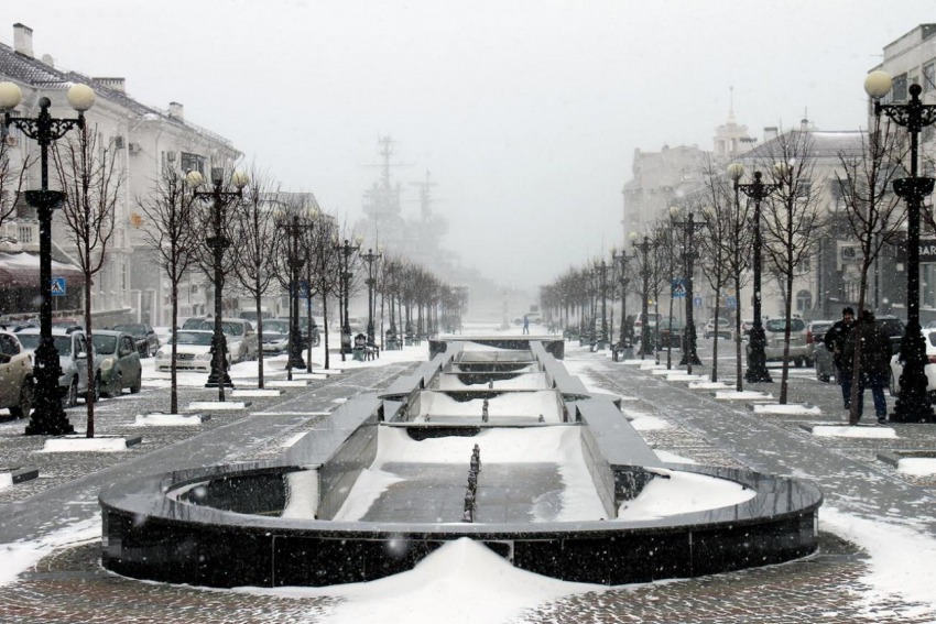 В пятницу в Новороссийске может пойти снег