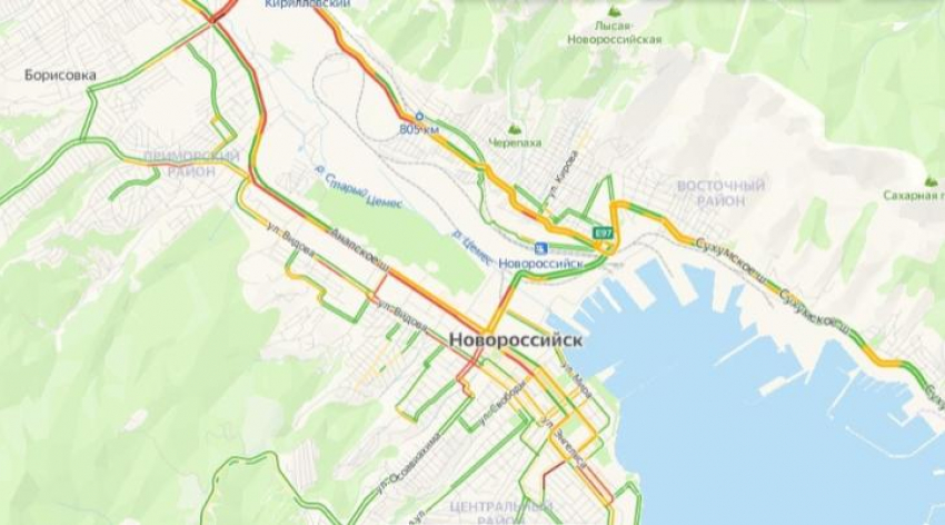 Новороссийск погрузился в пробки: куда лучше не ехать