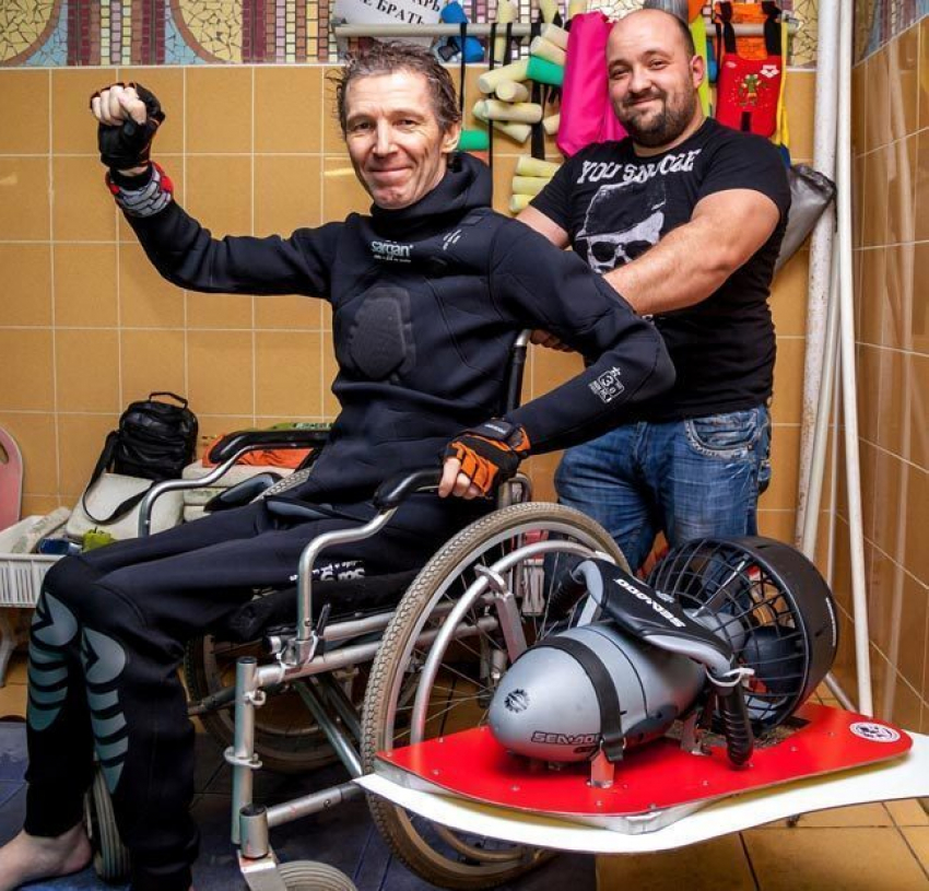 Первая в мире инвалидная подводная коляска, которую будут испытывать в Новороссийске, может получить «Хрустальный компас» 