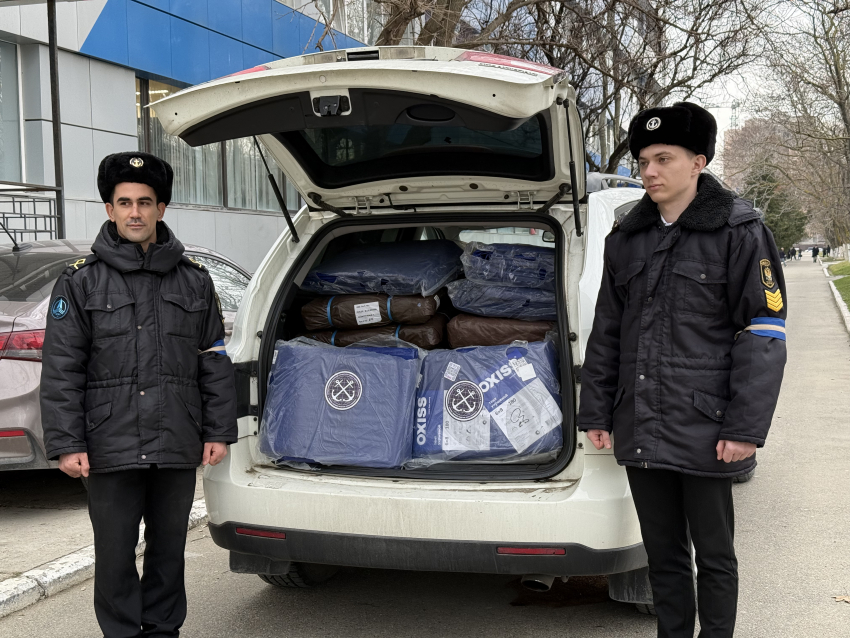 Новороссийские десантники получили гуманитарную помощь от Ушаковки