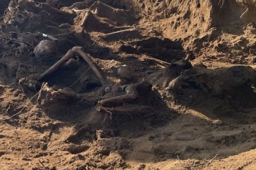 Скелет солдата-освободителя Новороссийска вымыло на берегу после “шторма века”