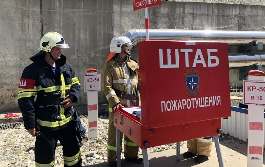  «Пожар» в резервуаре с бензином: АО «Черномортранснефть» отработало пожарные учения
