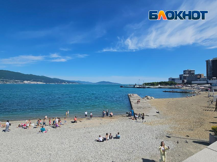Температура воды у побережья Краснодарского края поднялась до 22 градусов 