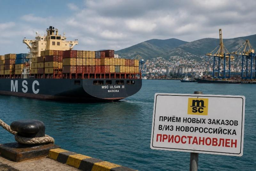 Новороссийск без MSC? Крупнейший перевозчик остановил прием новых заказов