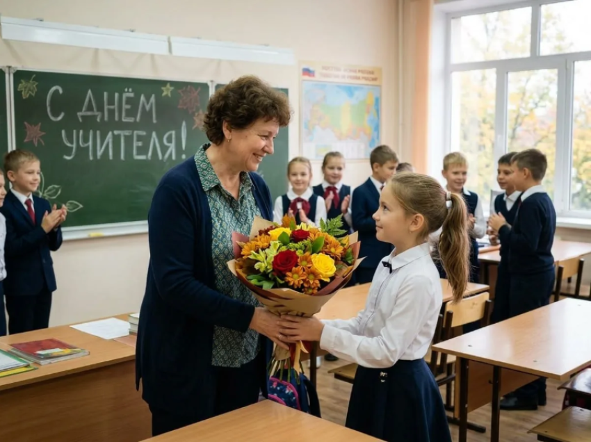 День учителя: сколько готовы потратить жители Кубани