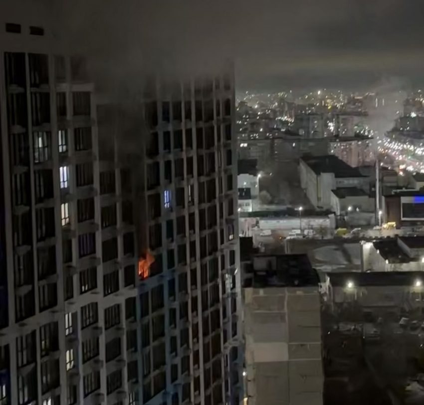 Ночью в Новороссийске горела квартира