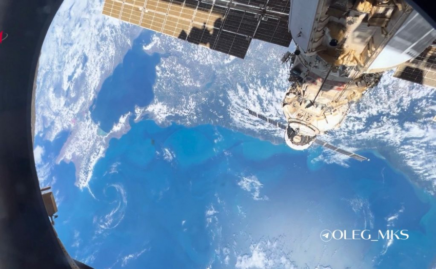 Уникальные кадры: известный космонавт снял на видео Черное море из космоса