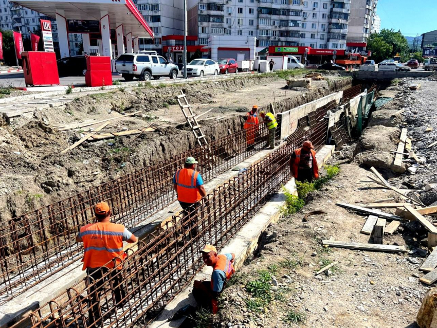 На Анапском шоссе изменили схему движения в Новороссийске 