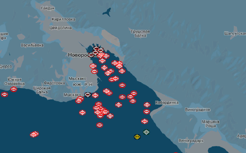 Карта затонувших судов черного моря
